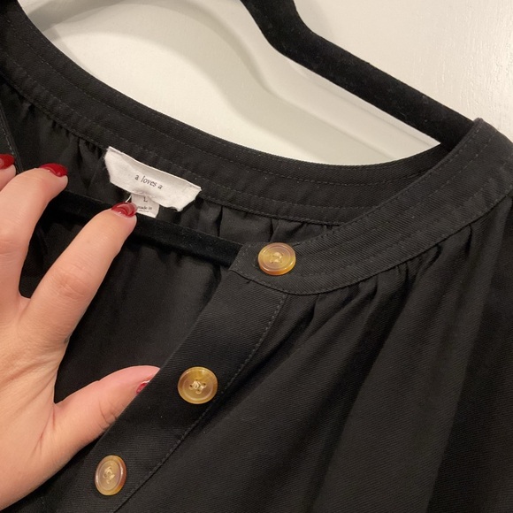 A Loves A Button-Front Mini Dress - Picture 2 of 5